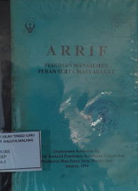 Image of ARRIF: Pedoman Manajemen Peran serta Masyarakat