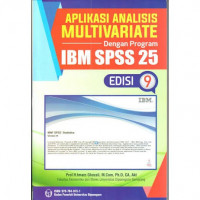 Image of Aplikasi Analisis Multivariate dengan program IBM SPSS 25