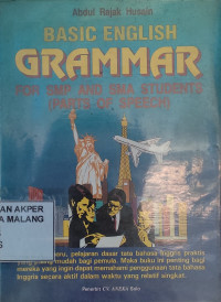 Image of Basic English Grammar for SMP and SMA Students (Parts of Speech)