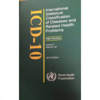Image of International Statistical Classification of Diseases and Related Health Problems (ICD-10) Vol.1