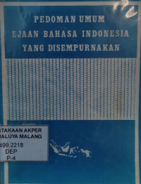 Image of Pedoman Umum Ejaan Bahasa Indonesia yang Disempurnakan