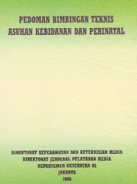 Image of Pedoman Bimbingan Teknis Asuhan Kebidanan dan Perinatal