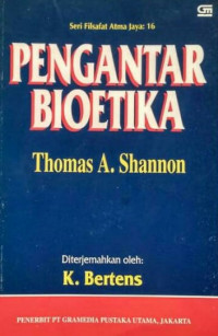 Image of An Introduction to Bioethics: Pengantar Bioetika