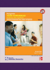 Image of Pengantar Teori Komunikasi Analisis dan Aplikasi (Jilid 1)