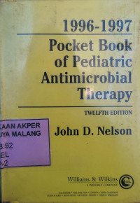 Image of Pocket Book of Pediatric Antimicrobial Therapy