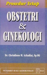 Image of Prosedur Tetap Obstetri dan Ginekologi