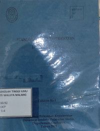 Image of Standar Tenaga Keperawatan di Rumah Sakit