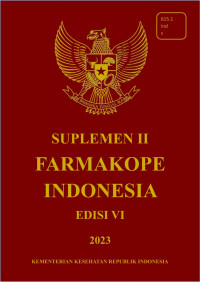 Image of Suplemen II Farmakope Indonesia