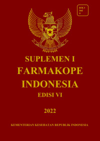 Image of Suplemen I Farmakope Indonesia