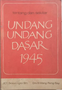 Image of Undang-undang Dasar 1945