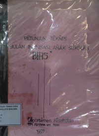 Image of Petunjuk Teknis Bulan Imunisasi Anak Sekolah